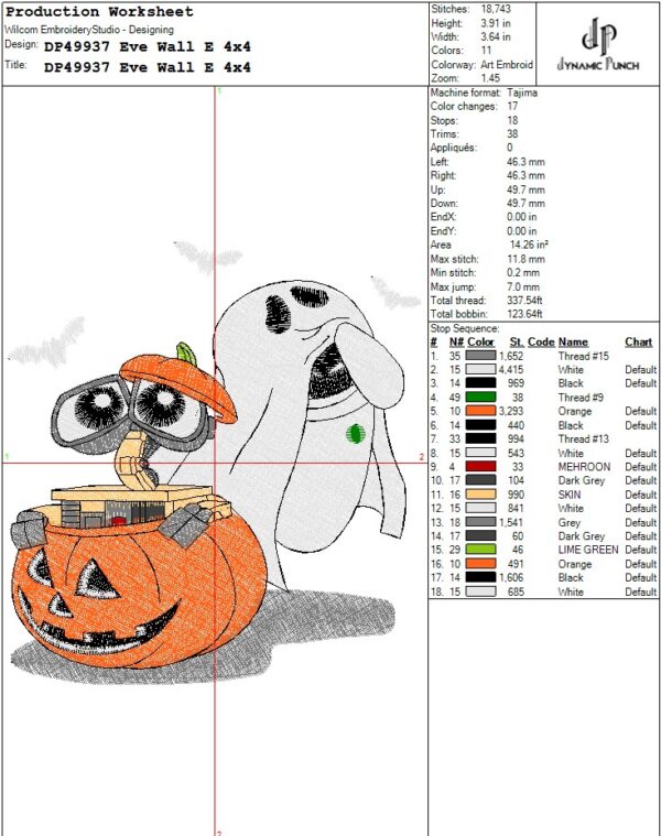 Wall e Eve Halloween - Image 2