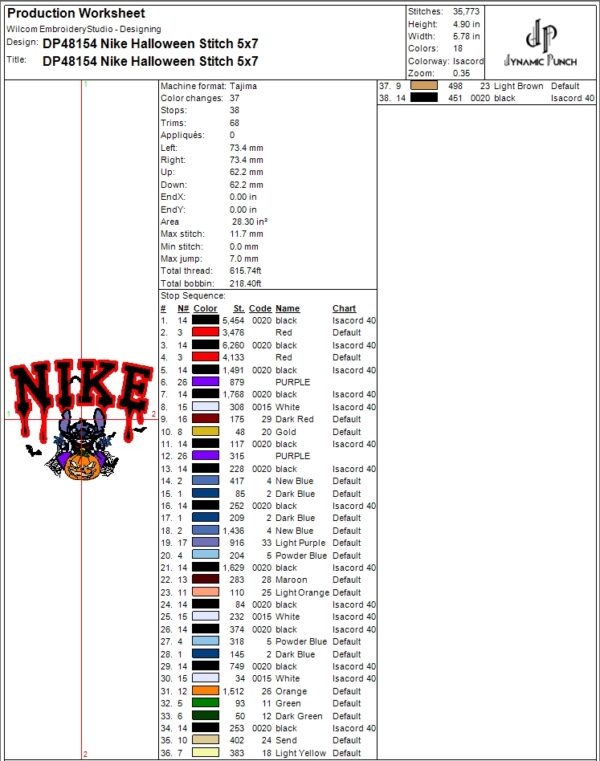 Nike Halloween Stitch - Image 2