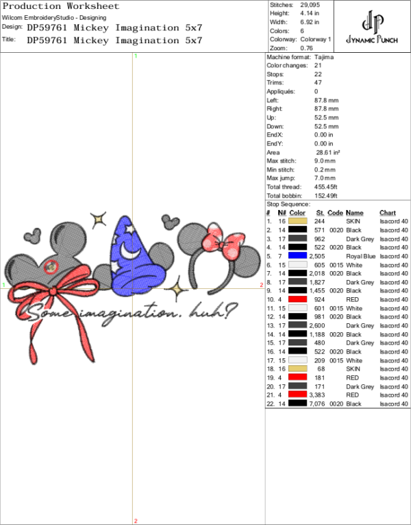 10x Disney Dreamy Bows Designs - Image 12