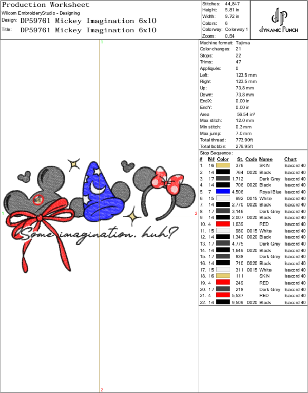 10x Disney Dreamy Bows Designs - Image 13
