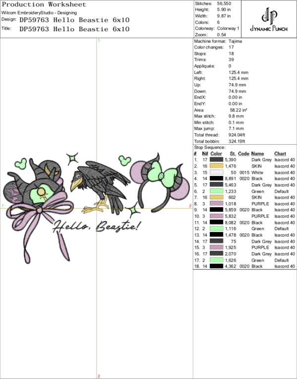 10x Disney Dreamy Bows Designs - Image 18