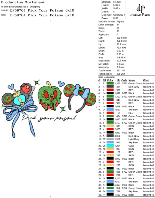 10x Disney Dreamy Bows Designs - Image 20