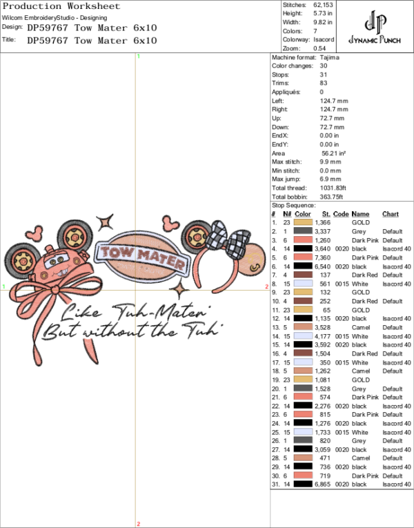 10x Disney Dreamy Bows Designs - Image 7