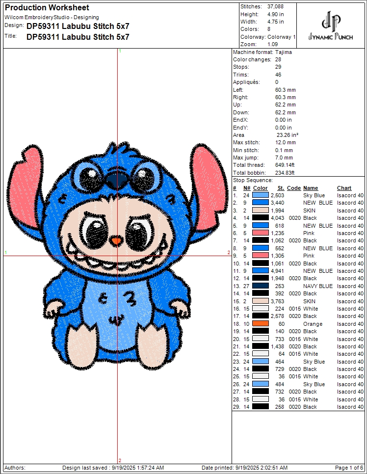 Labubu Stitch - Image 3