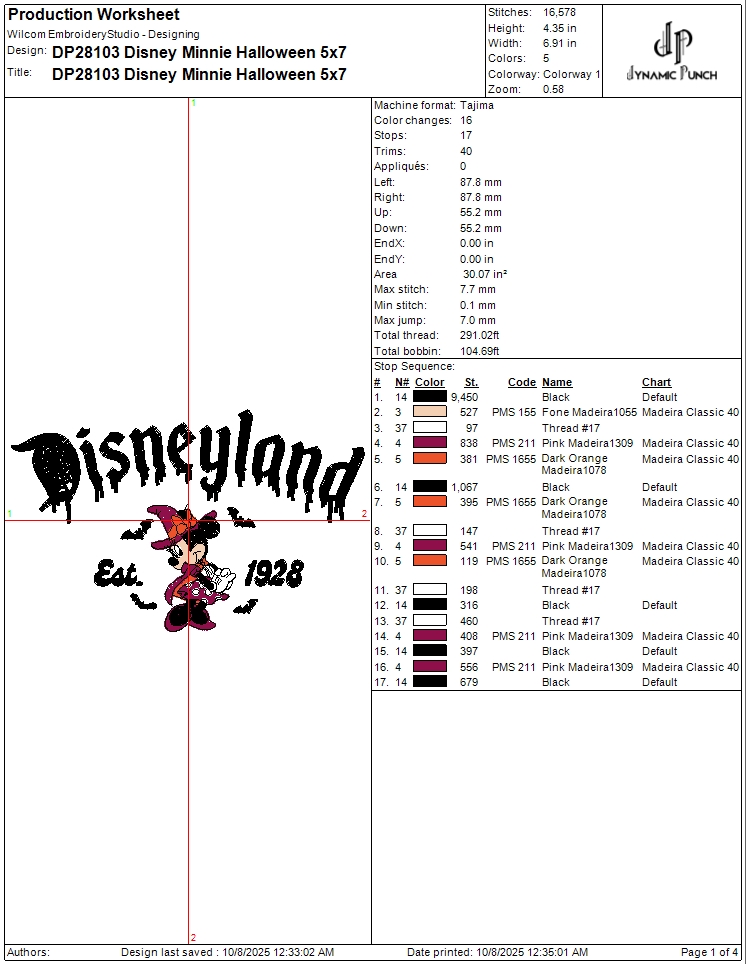 Disney Minnie Halloween - Image 2