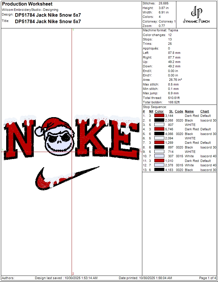 Nike Jack Sally Snow Xmas - Image 2