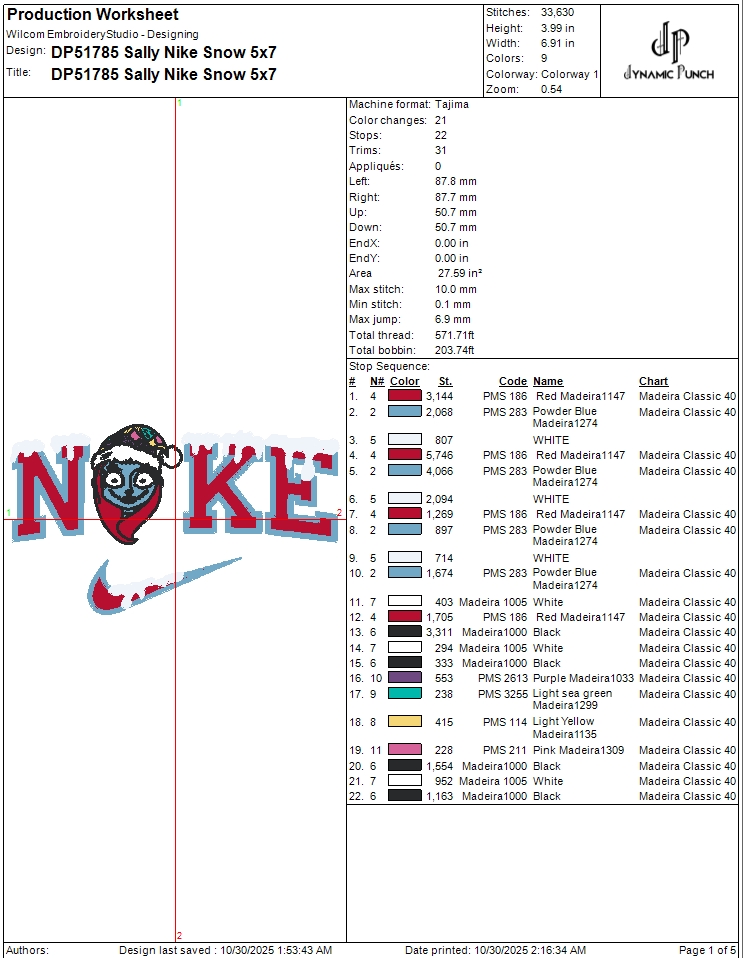 Nike Jack Sally Snow Xmas - Image 3