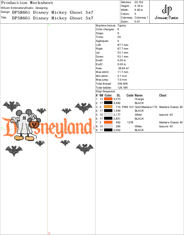 Disneyland Mickey Ghost and Minnie Ghost - Image 2