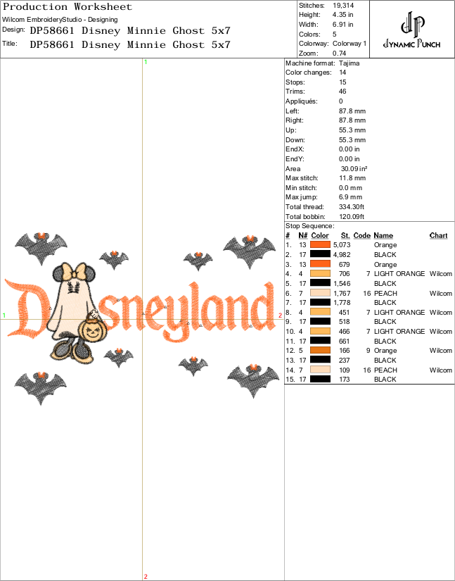 Disneyland Mickey Ghost and Minnie Ghost - Image 4