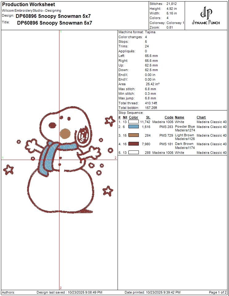 Snoopy Snowman - Image 3