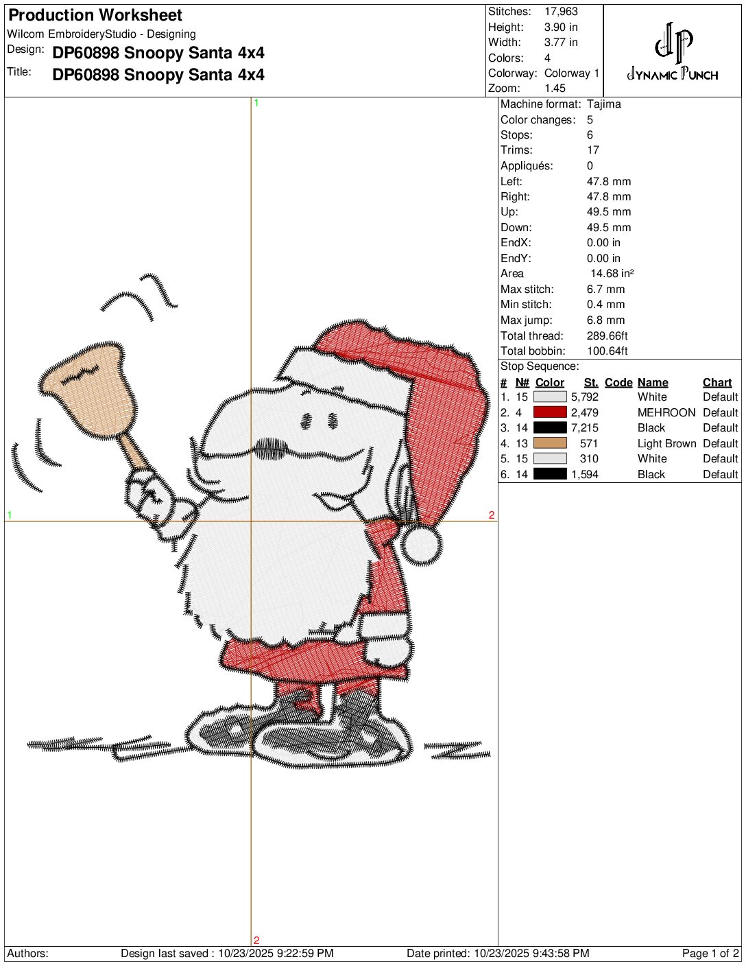Snoopy Santa - Image 2