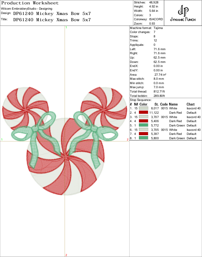 Mickey Christmas Bow - Image 3
