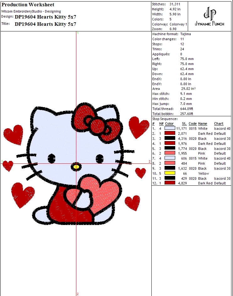 Hearts Kitty - Image 2
