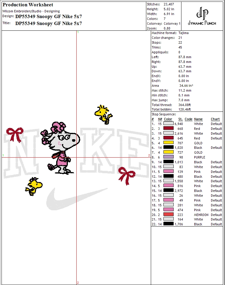 Snoopy GF Nike - Image 2