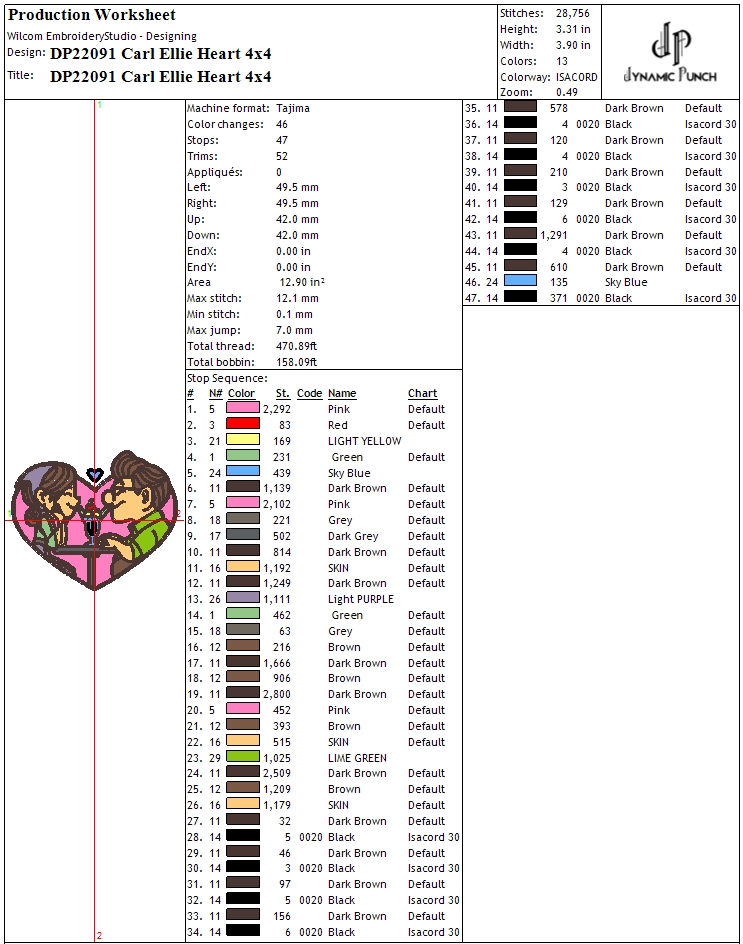 Carl Ellie Heart Valentine - Image 2