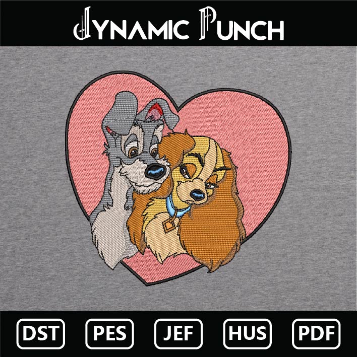 Lady Tramp Heart Valentine