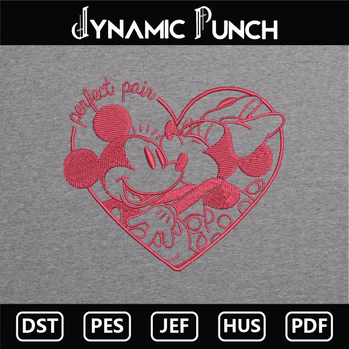 Mickey Minnie Pair Valentine