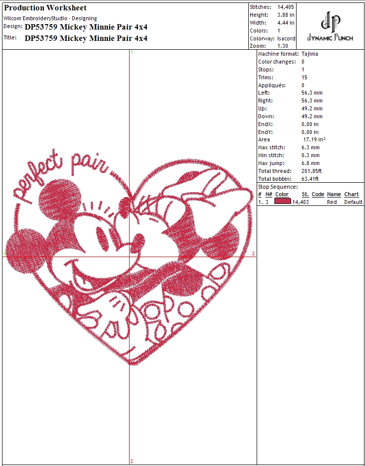 Mickey Minnie Pair Valentine - Image 2