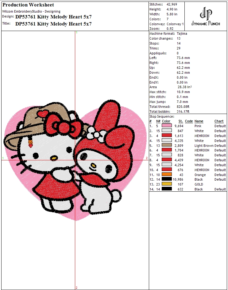 Kitty Melody Heart Valentine - Image 3