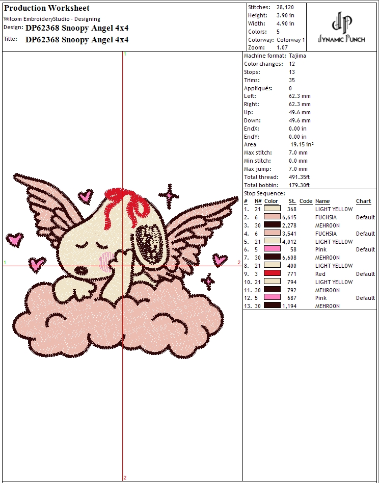 Snoopy Angel Valentine - Image 2