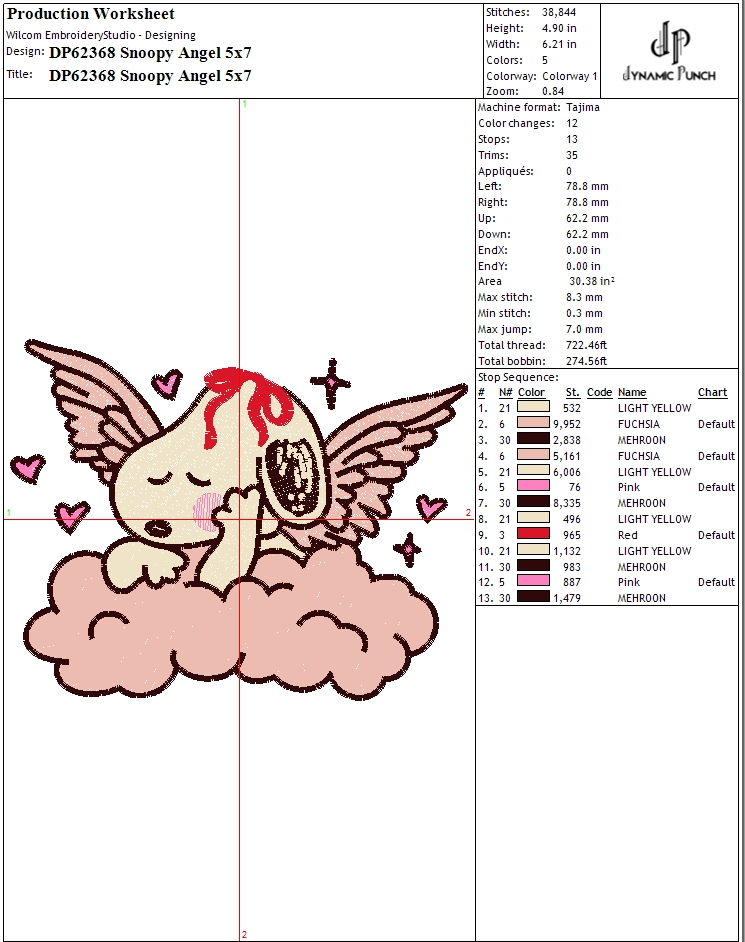 Snoopy Angel Valentine - Image 3