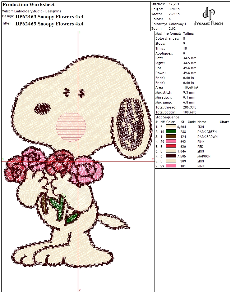 Snoopy Flowers Valentine - Image 2