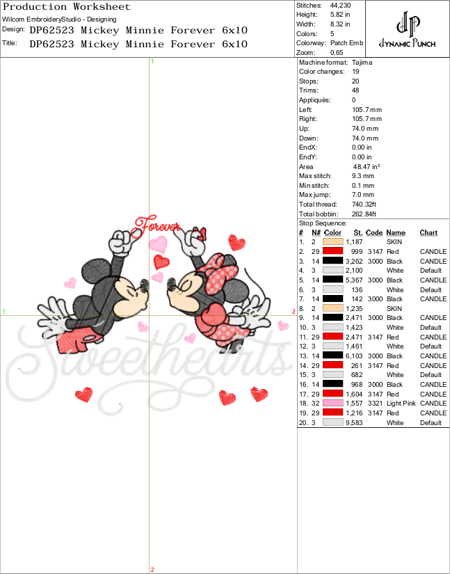Mickey Minnie Forever Sweethearts Valentine - Image 3