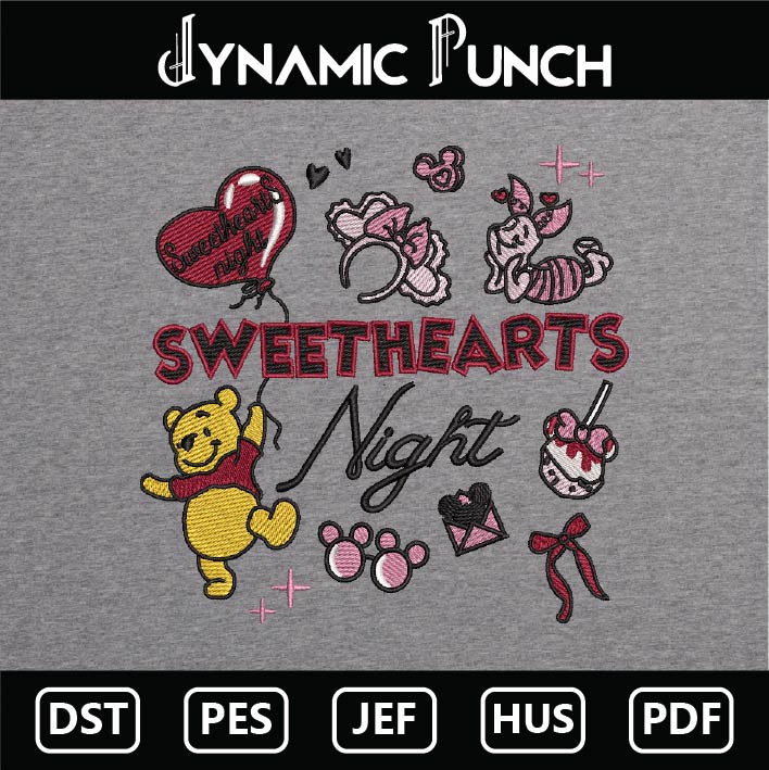 Pooh Piglet Sweethearts Valentine